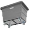 Global Industrial 6 Bushel Plastic Bulk Box Truck, Steel Chassis Base, Gray, 33-2/5L x 23W x 24-1/2H 800310GY - alternate 4